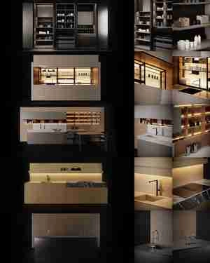 پک کامل آشپزخونه و ناهارخوری با کیفیت و مدرن