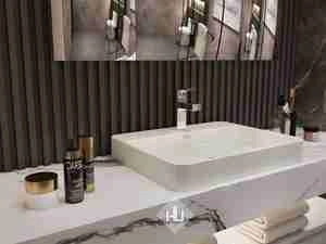 طراحی فضای سرویس بهداشتی و حمام مدرن برای اسکچاپ