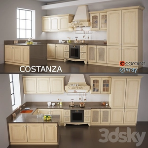 کابینت کلاسیک آشپزخانه COSTANZA