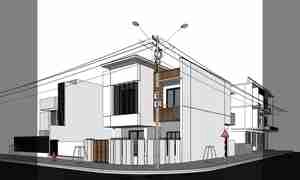 خانه مدرن برای اسکچاپ