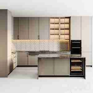 آبجکت کابینت kitchen modern43 جزیره