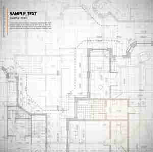 نقشه معماری برای بک گراند معماری