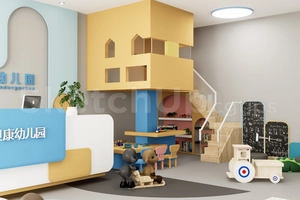 طراحی  مهدکودک و لوازم بازی کودکستان