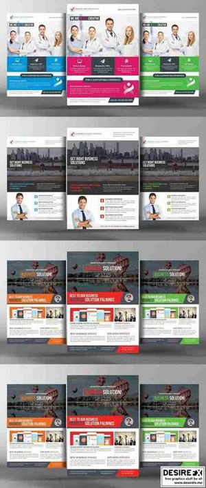 تمپلیت 9 Corporate Business Flyer Bund
