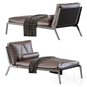 تخت چرم دراز کشیدن Chaiselongue