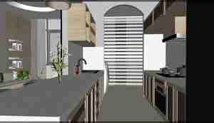 فضایی دلنشین و مدرن با ترکیب رنگ و نور برای اسکچاپ