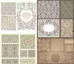 Various types of pattern پترن کلاسیک