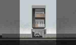 طراحی نما مسکونی مدرن برای اسکچاپ