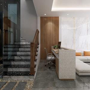 طراحی داخلی دفتر کار اداری برای اسکچاپ