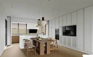 طراحی دکوراسیون داخلی تابلو فیروزه ای