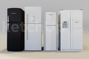 مجموعه ای متنوع از یخچال های خانگی برای اسکچاپ