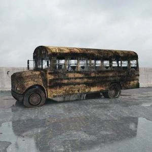 اتوبس مدرسه خراب شده
