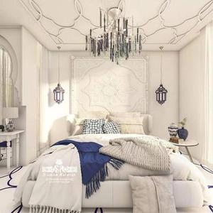 اتاق خواب به سبک مراکشی