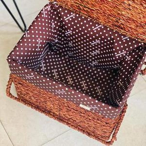سبد پیکنیک حصیری
