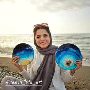 رزین طرح دریا لب دریا