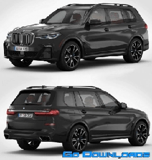 BMW-X7-2019-3D-Model ماشین ابجکت برتر