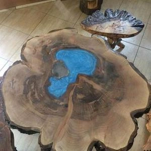 تنه درخت برای میز