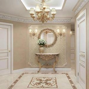 آینه کنسول کلاسیک ورودی