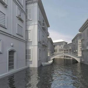 رندر از شهر ونیز