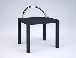 صندلی دسته دار رنگ مشکی و پشتی فلزی کدد1032