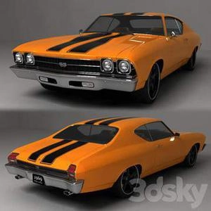 Chevrolet Chevelle SS 1969 - 3D Model