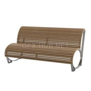 نیم کت چوبی محوطه
