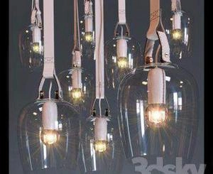 Fendi Leather Discarded Pendant Lights