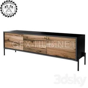 میز تلویزیون مدرن Frank TV Stand WoodCraftStudio