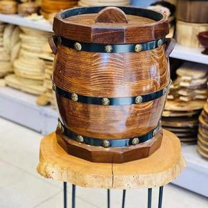 بشکه برنج ۱۰ کیلویی چوب