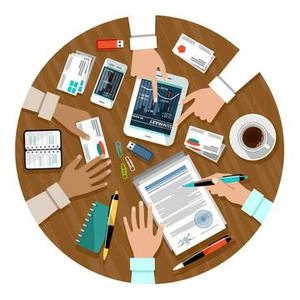 میز کاری دو بعدی گرافیکی استارت آپ