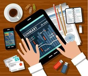 میز کاری دو بعدی گرافیکی استارت آپ