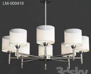 لوستر مدرن Hanging Chandelier with Shades Delux