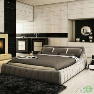 اتاق خواب قهوه ای