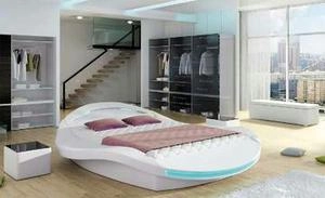 تخت دونفره با خطوط منحنی
