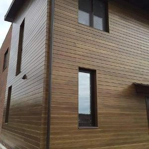 نمای ترموود گردویی تیره