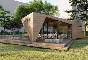 نمای مدرن با ترموود