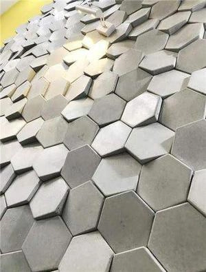دیوارپوش بتنی دارای برجستگی و فرورفتگی