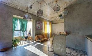 دیوار،سقف و میز بتنی