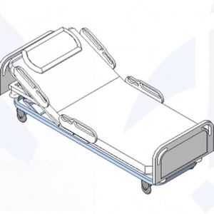 آبجکت تخت بیمارستان برای رویت
