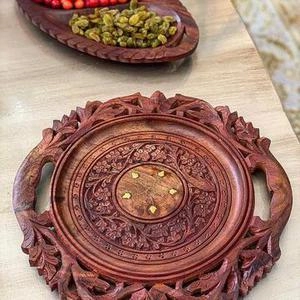 سینی منبت شده دستساز