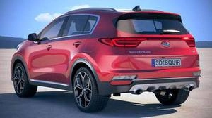 Kia Sportage  ماشین با طراحی داخلی