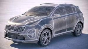 Kia Sportage  ماشین با طراحی داخلی