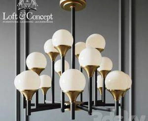لوستر مدرن LUSTER BALL VALLEY CHANDELIER 16