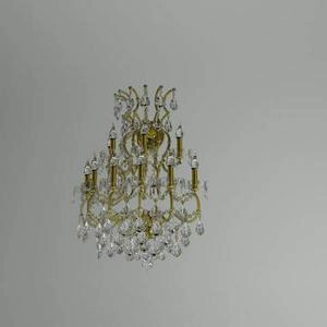 دیوار کوب کریستال شیشه ای کد2