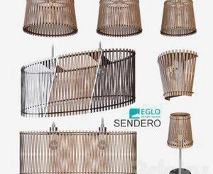 Lamps Eglo Collection Sendero لوستر مدرن