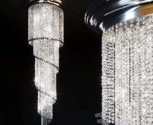 لوستر مدرن بلند و استوانه ای Masiero IMPERO DECO VE 841 G
