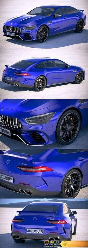 Mercedes AMG GT63 2019 3D Model