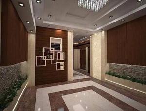 طراحی لابی و محوطه