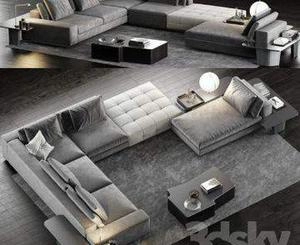 مبل مدرن Minotti Lawrence Sofa