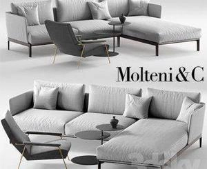 مبل مدرن ال Molteni Chelsea Sofa